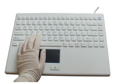 Teclado inalámbrico rugoso con el panel táctil, teclado lavable del sello de Taiwán del ordenador portátil